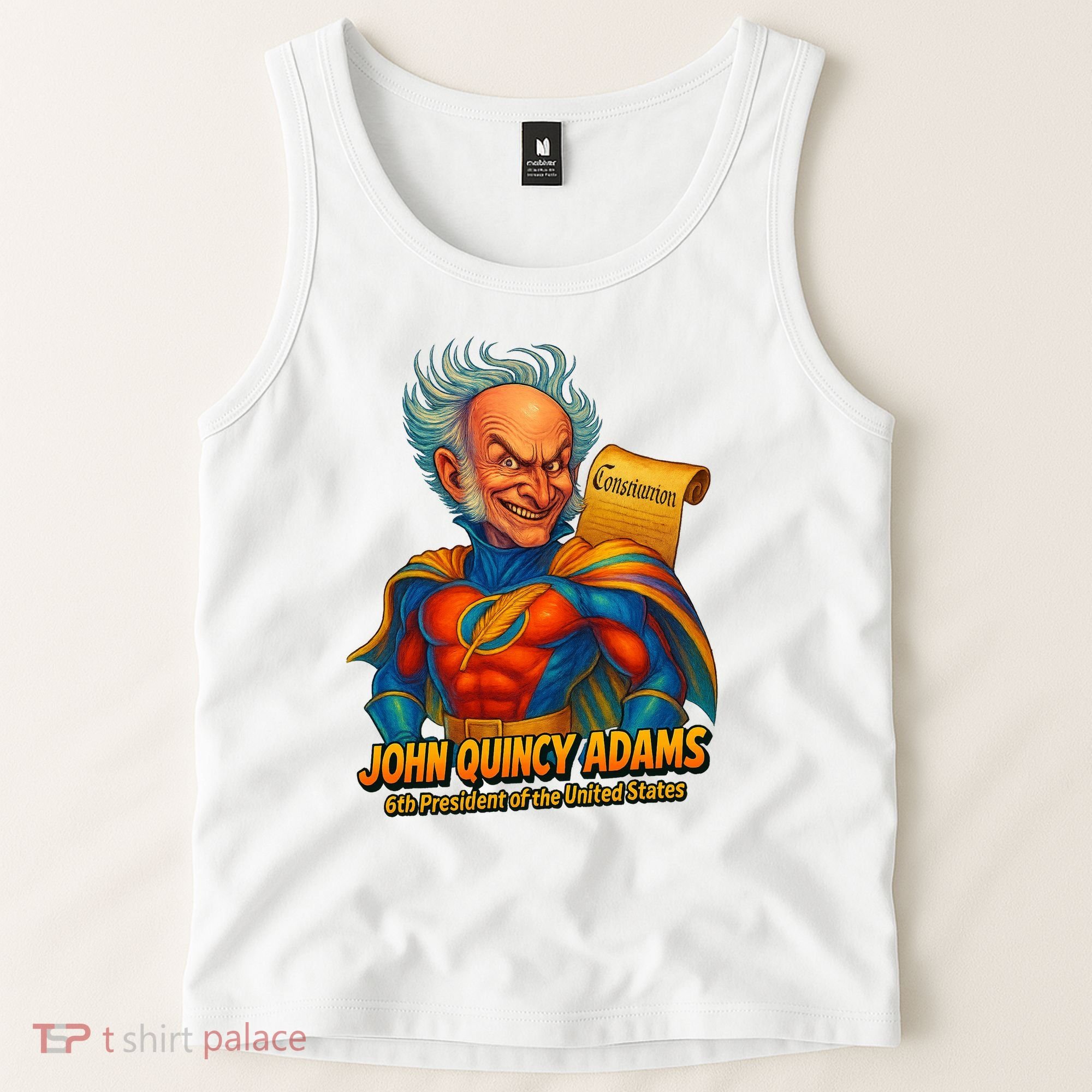 The Presidential Chronicles John Quincy Adams Tank Top