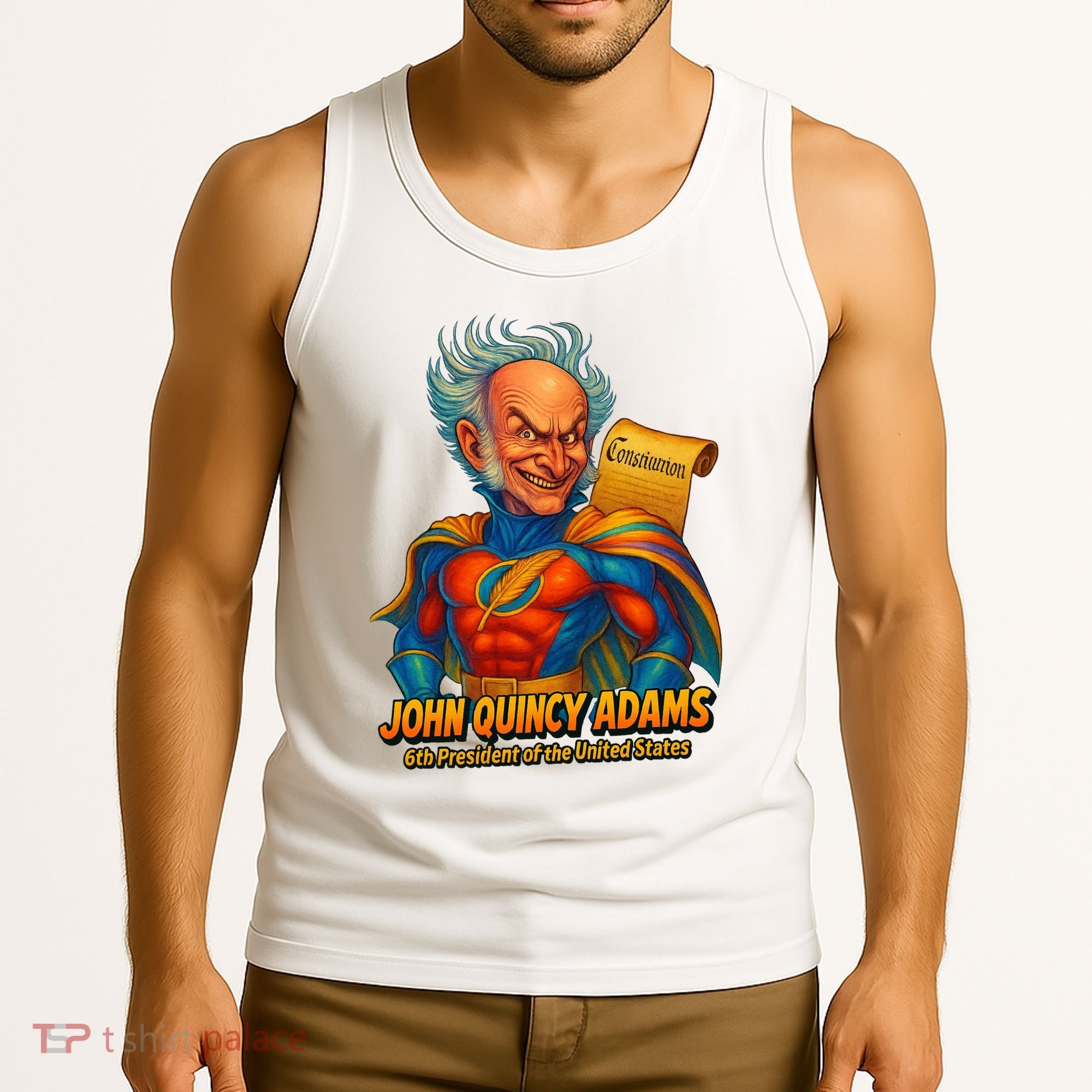 The Presidential Chronicles John Quincy Adams Tank Top