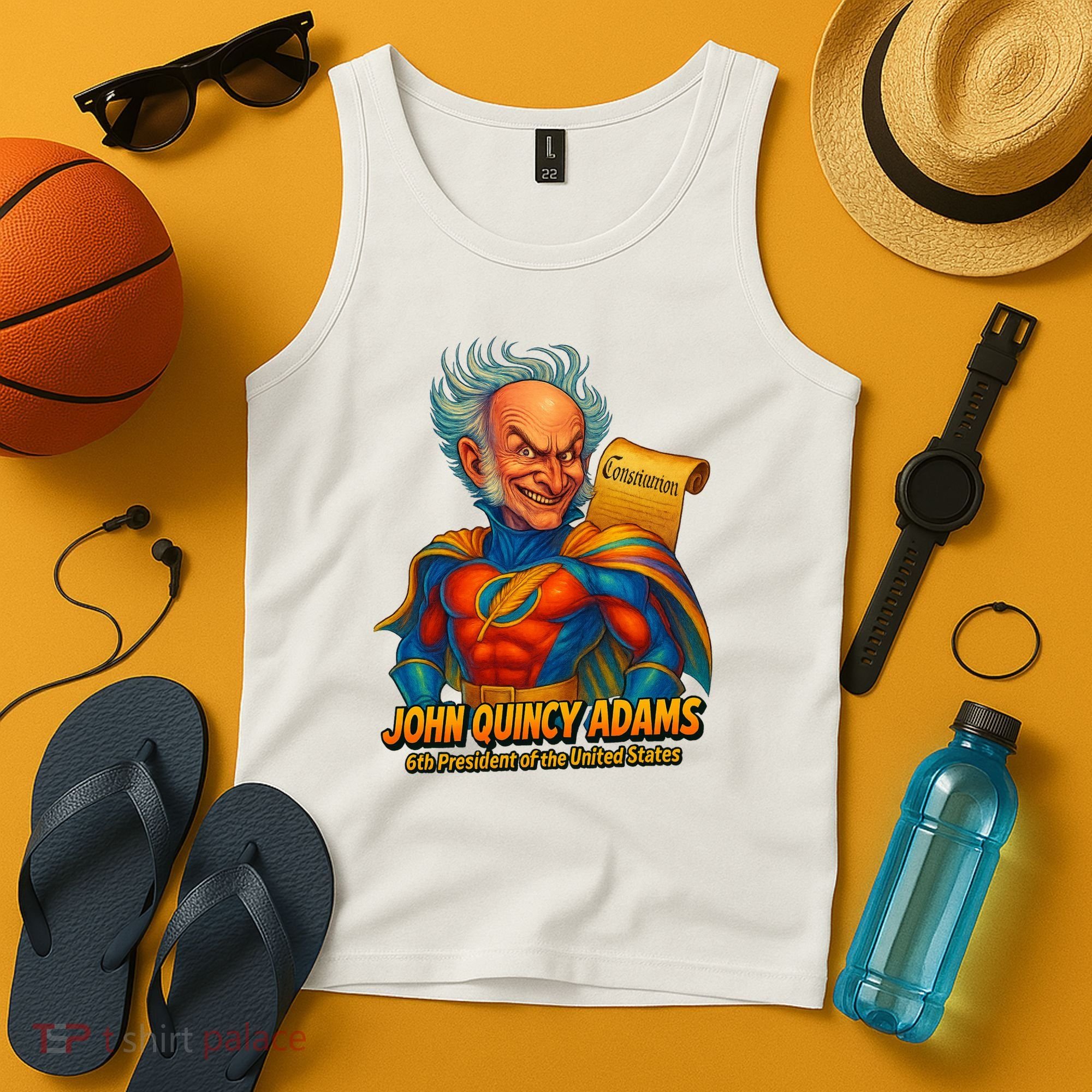 The Presidential Chronicles John Quincy Adams Tank Top