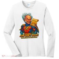 The Presidential Chronicles John Quincy Adams Women's Long Sleeve Shirt thumb 0