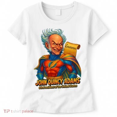 The Presidential Chronicles John Quincy Adams Women's T-Shirt