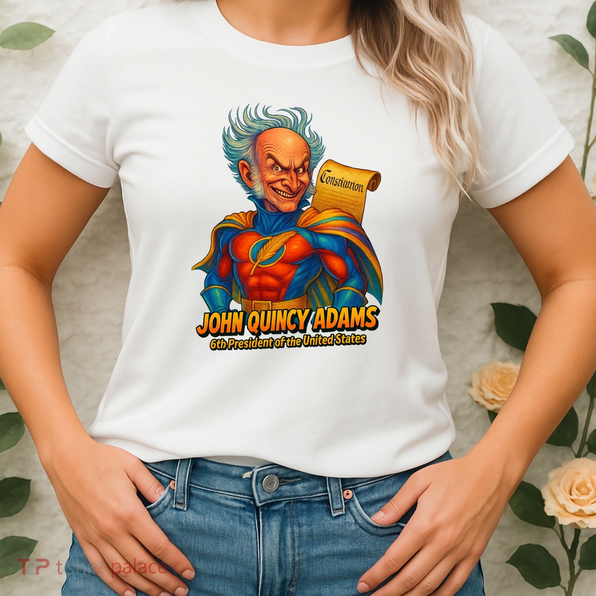 The Presidential Chronicles John Quincy Adams Women's T-Shirt