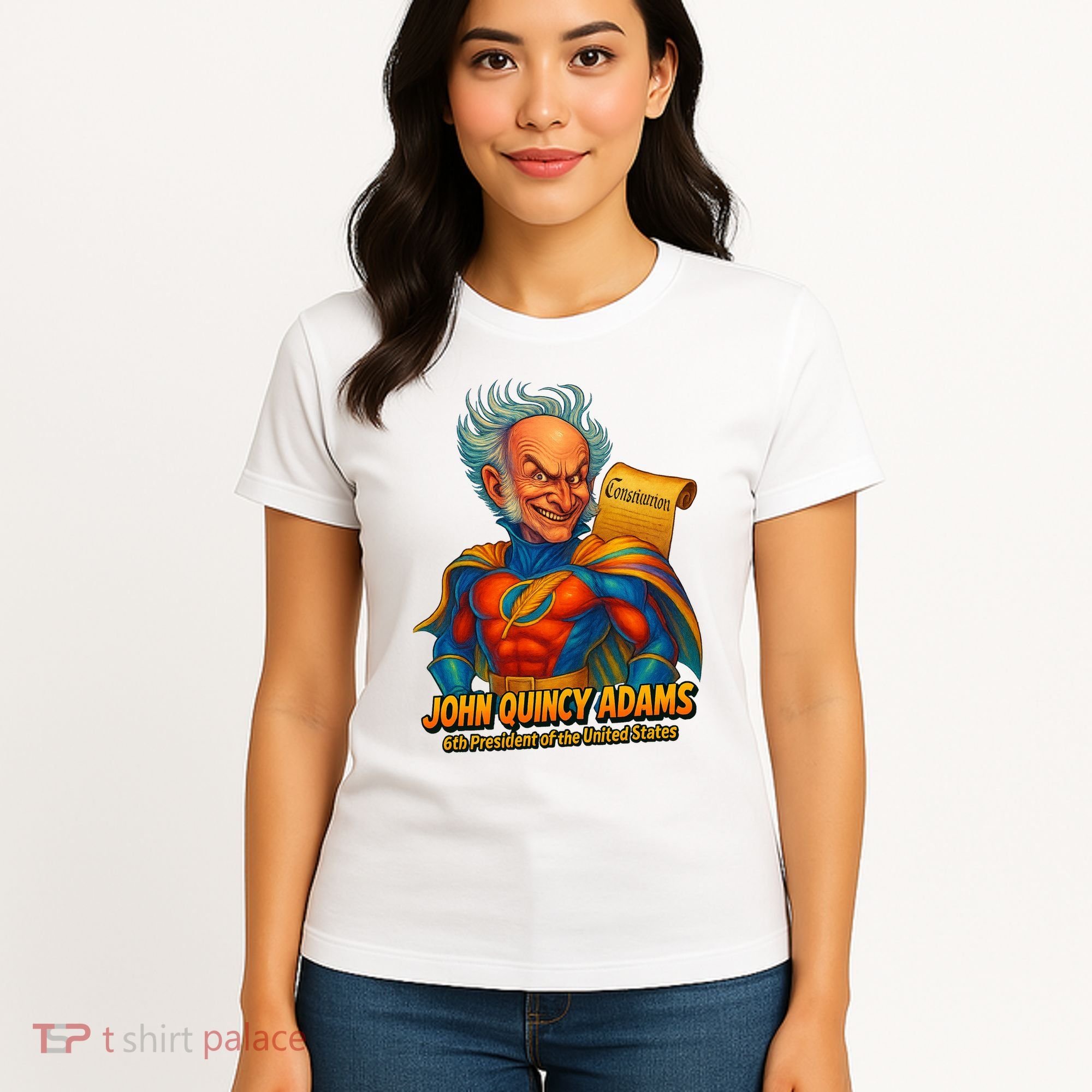 The Presidential Chronicles John Quincy Adams Women's T-Shirt