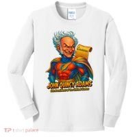 The Presidential Chronicles John Quincy Adams Kids Long Sleeve Shirt thumb 0