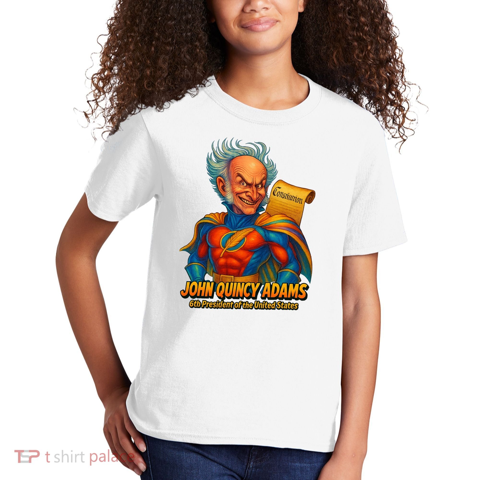 The Presidential Chronicles John Quincy Adams Kids T-Shirt