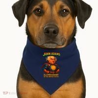 The Presidential Chronicles John Adams USA-Made Doggie Bandana thumb 1