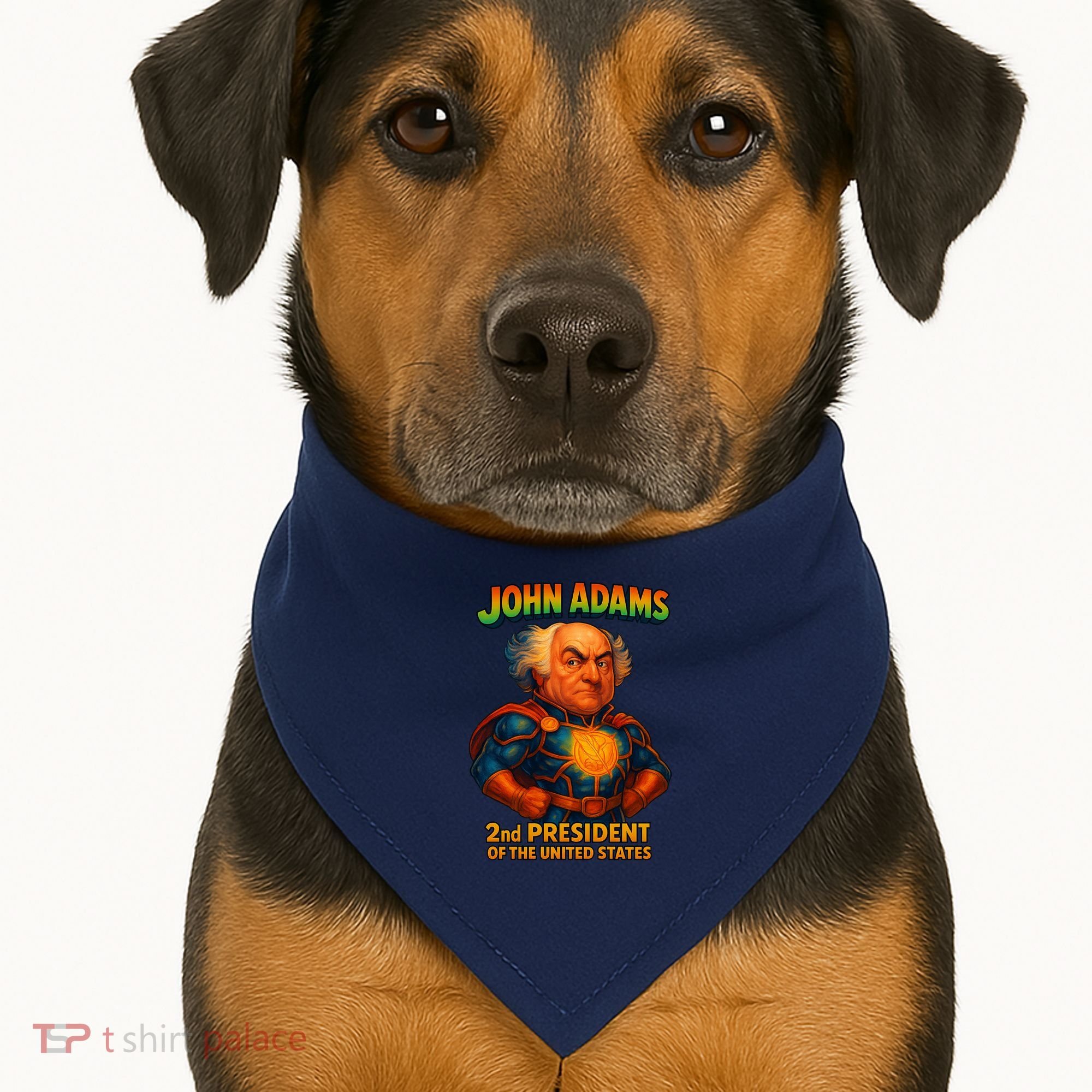 The Presidential Chronicles John Adams USA-Made Doggie Bandana