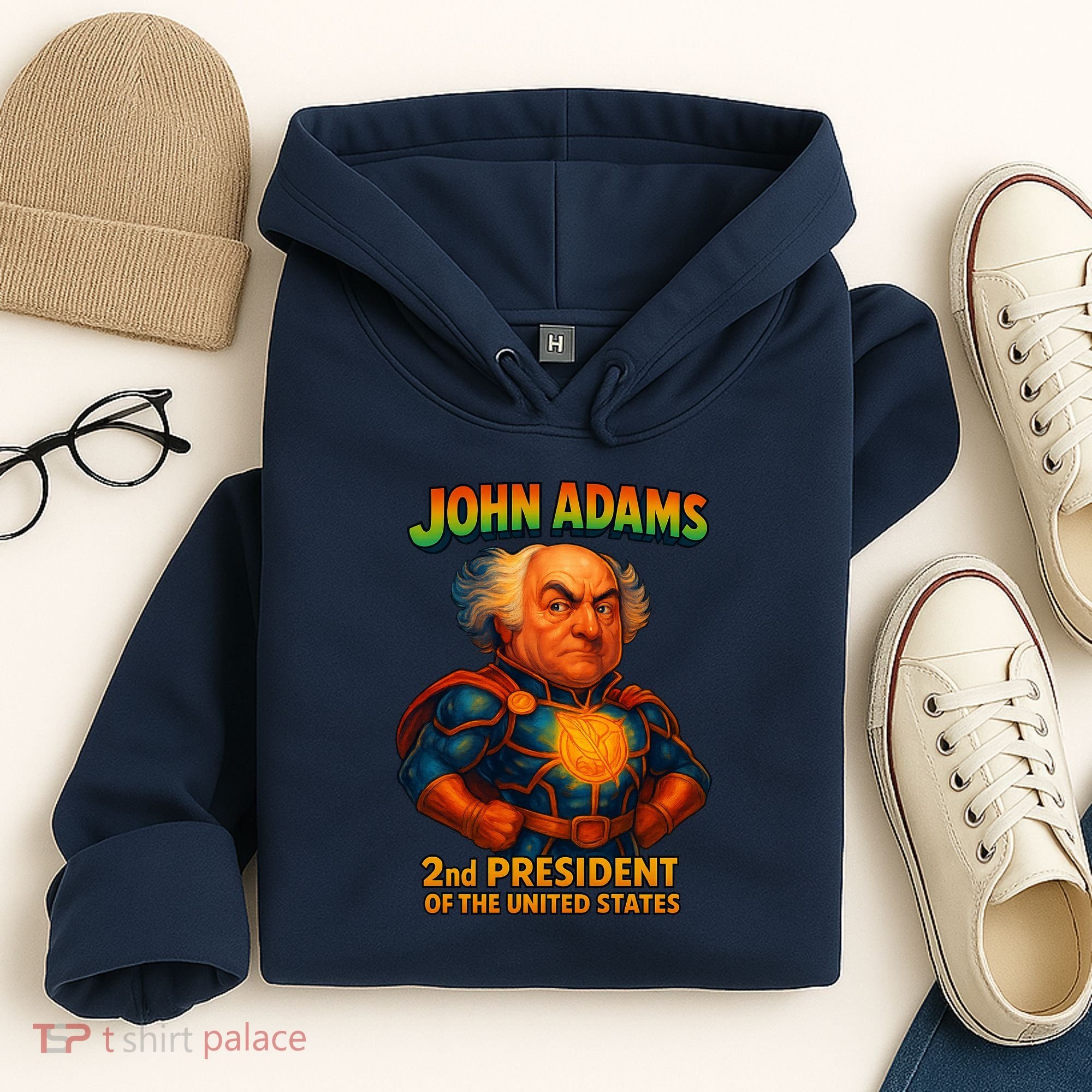 The Presidential Chronicles John Adams Hoodie
