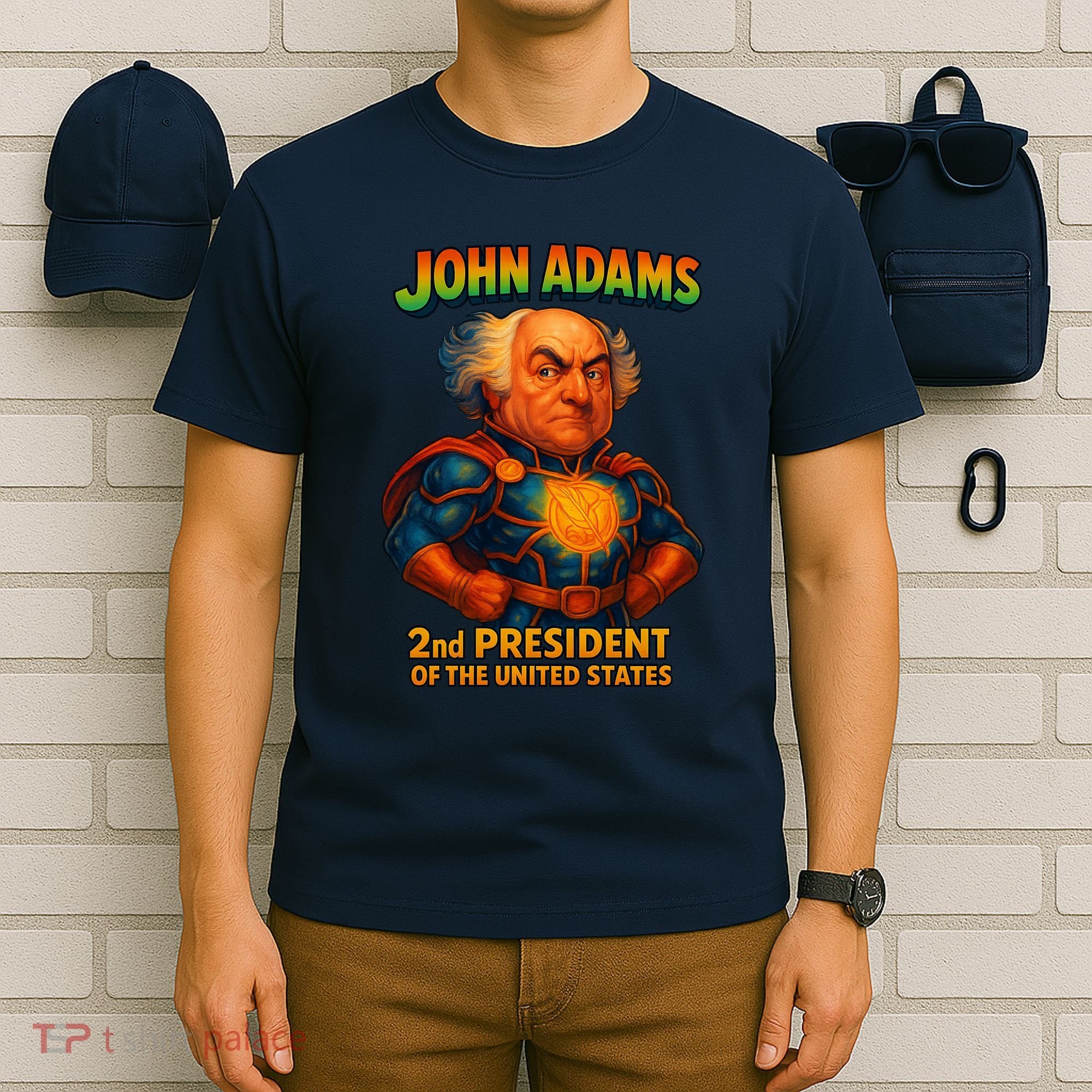 The Presidential Chronicles John Adams T-Shirt