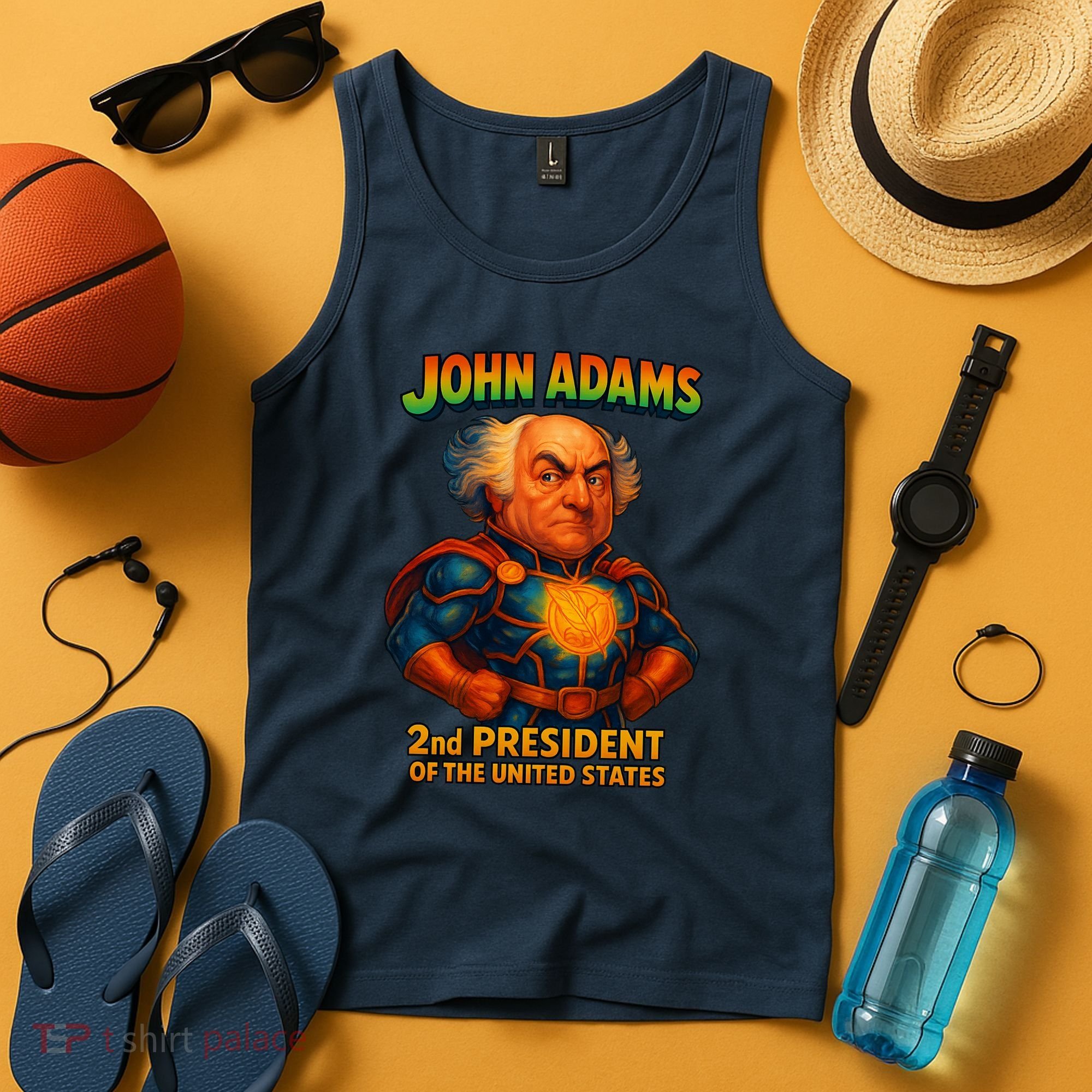 The Presidential Chronicles John Adams Tank Top