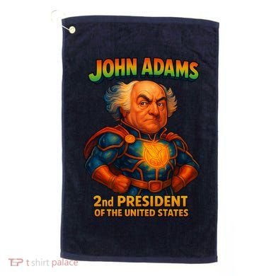 The Presidential Chronicles John Adams Golf Towel