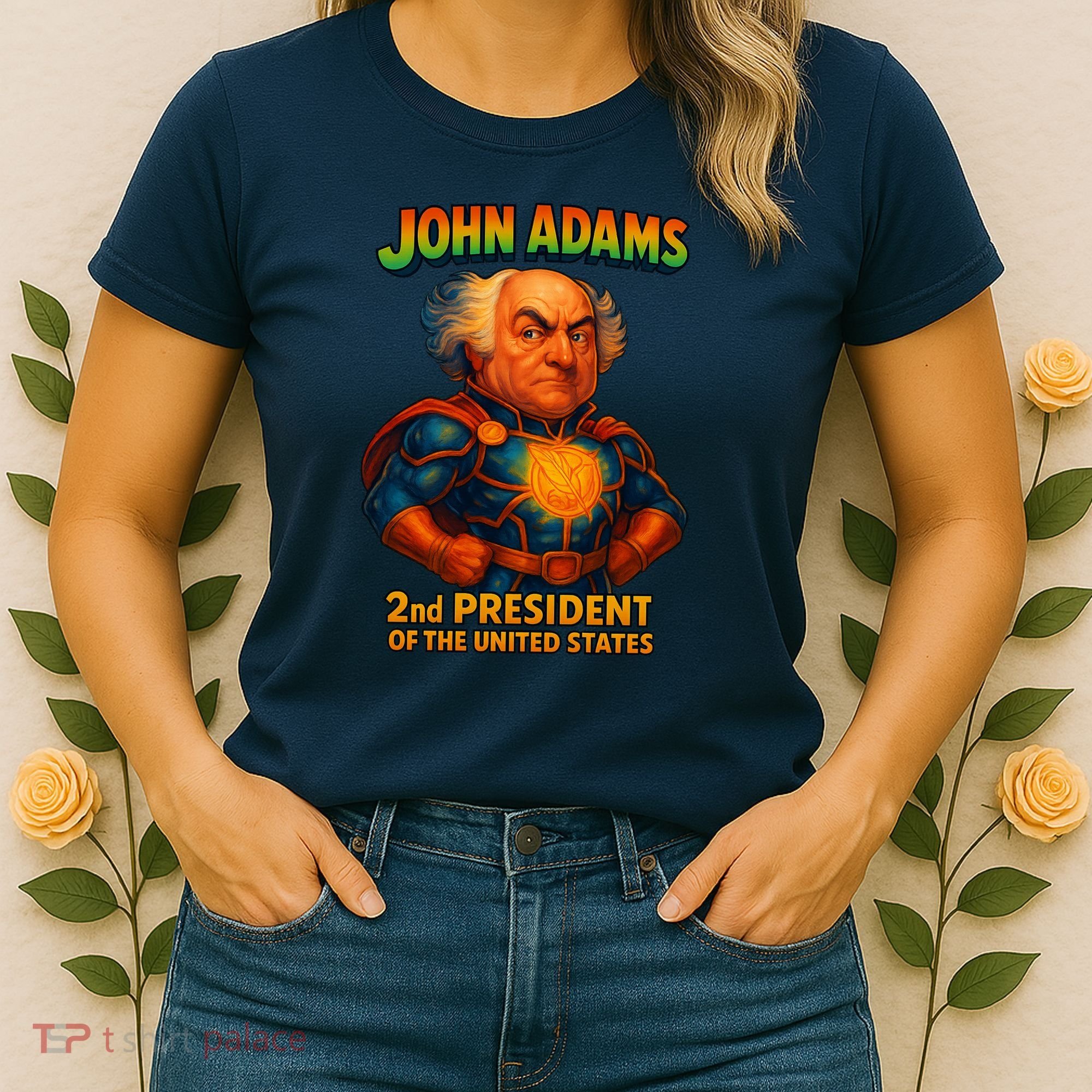 The Presidential Chronicles John Adams Women's T-Shirt