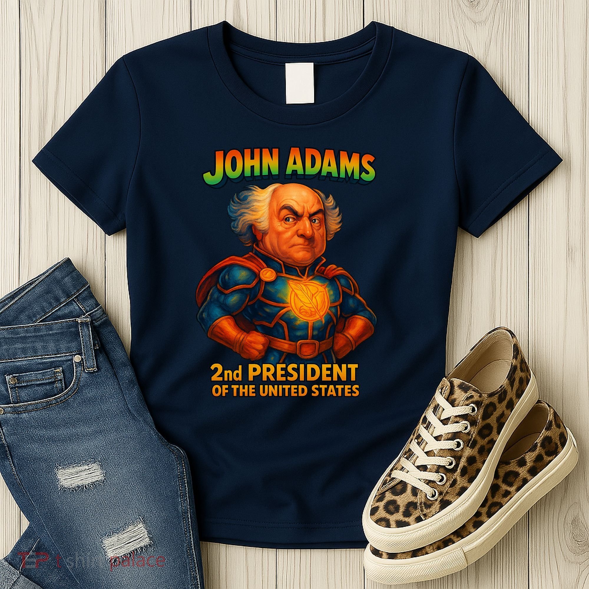 The Presidential Chronicles John Adams Women's T-Shirt