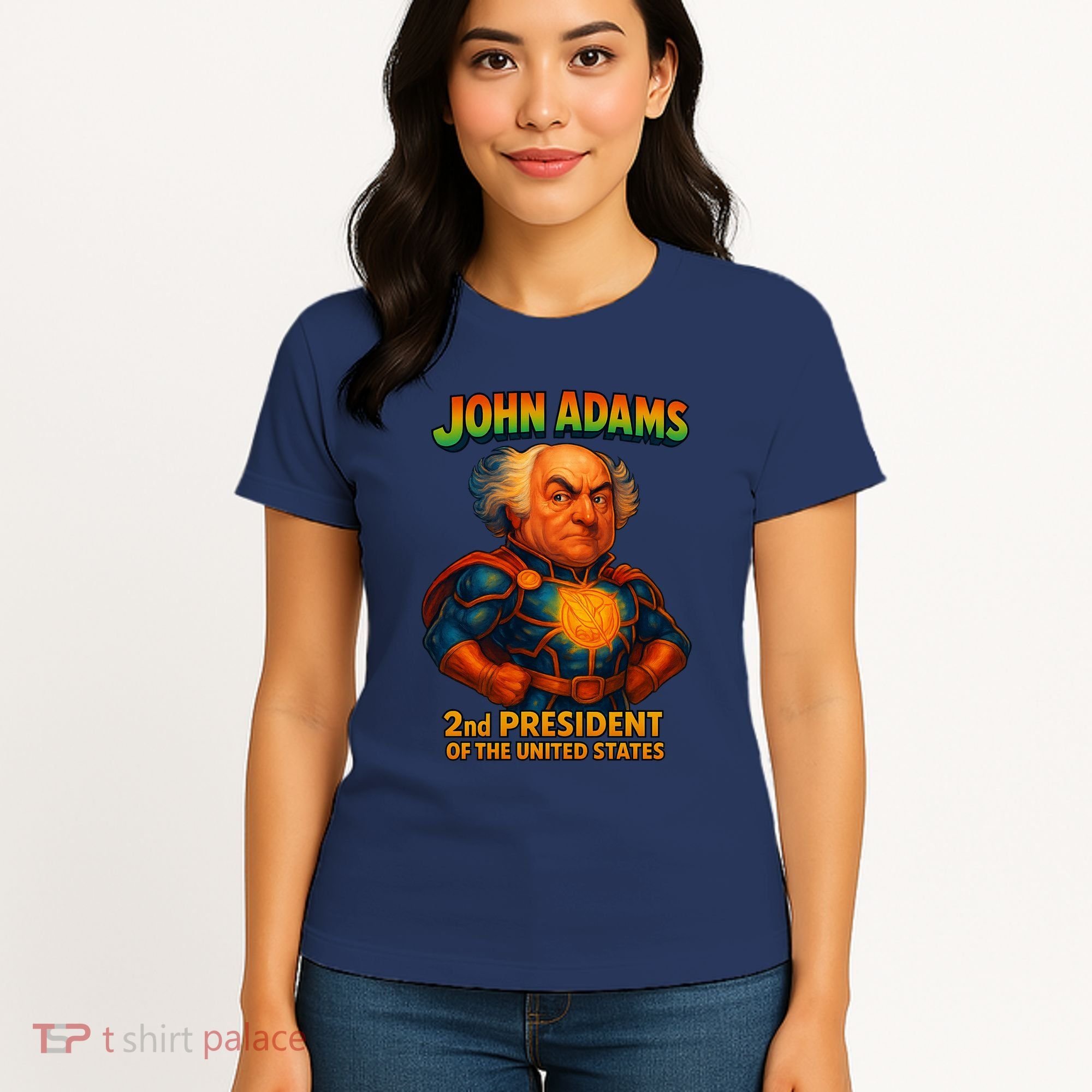 The Presidential Chronicles John Adams Women's T-Shirt