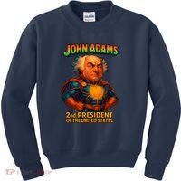 The Presidential Chronicles John Adams Kids Sweatshirt thumb 0