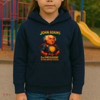 The Presidential Chronicles John Adams Kids Hoodie thumb 3
