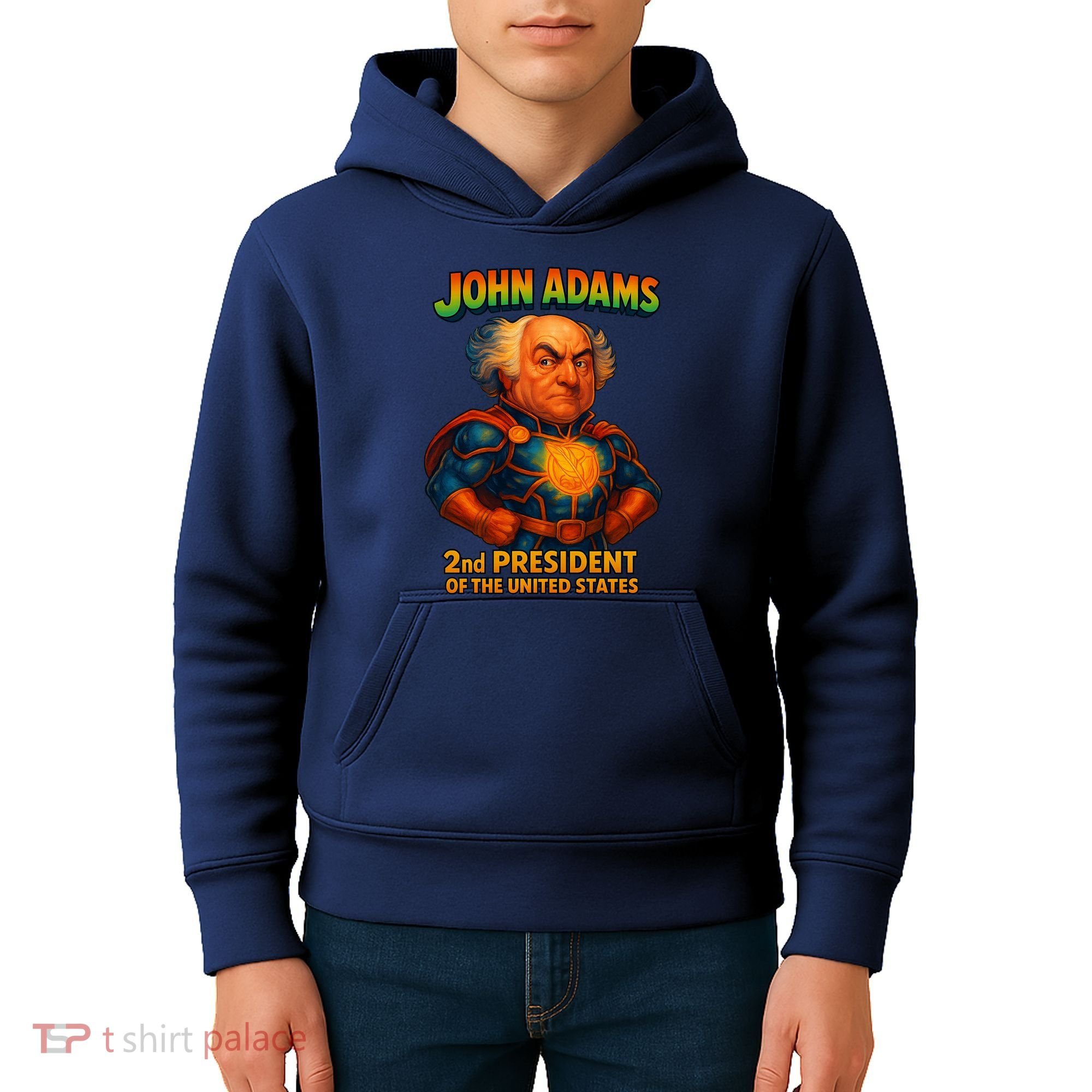 The Presidential Chronicles John Adams Kids Hoodie