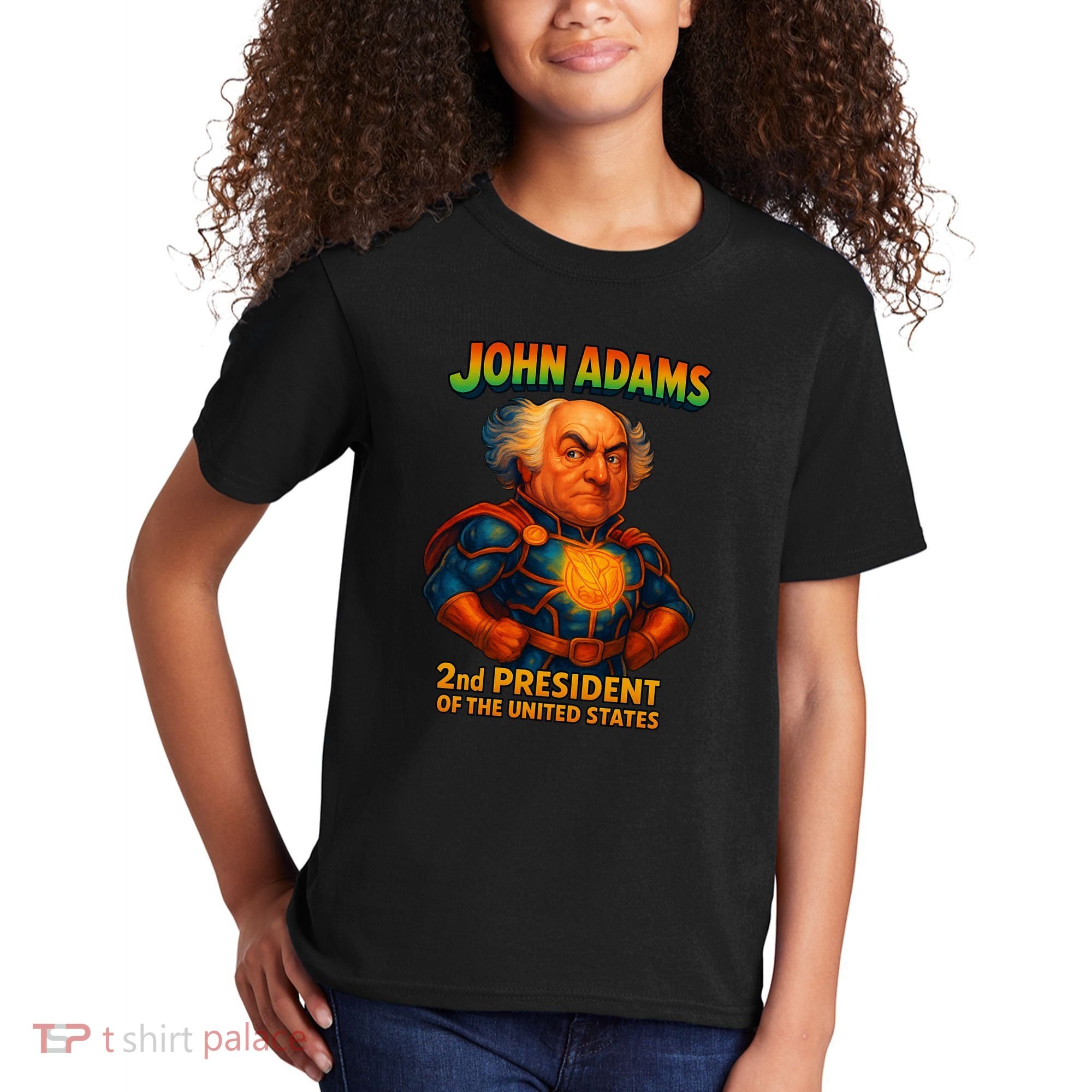 The Presidential Chronicles John Adams Kids T-Shirt