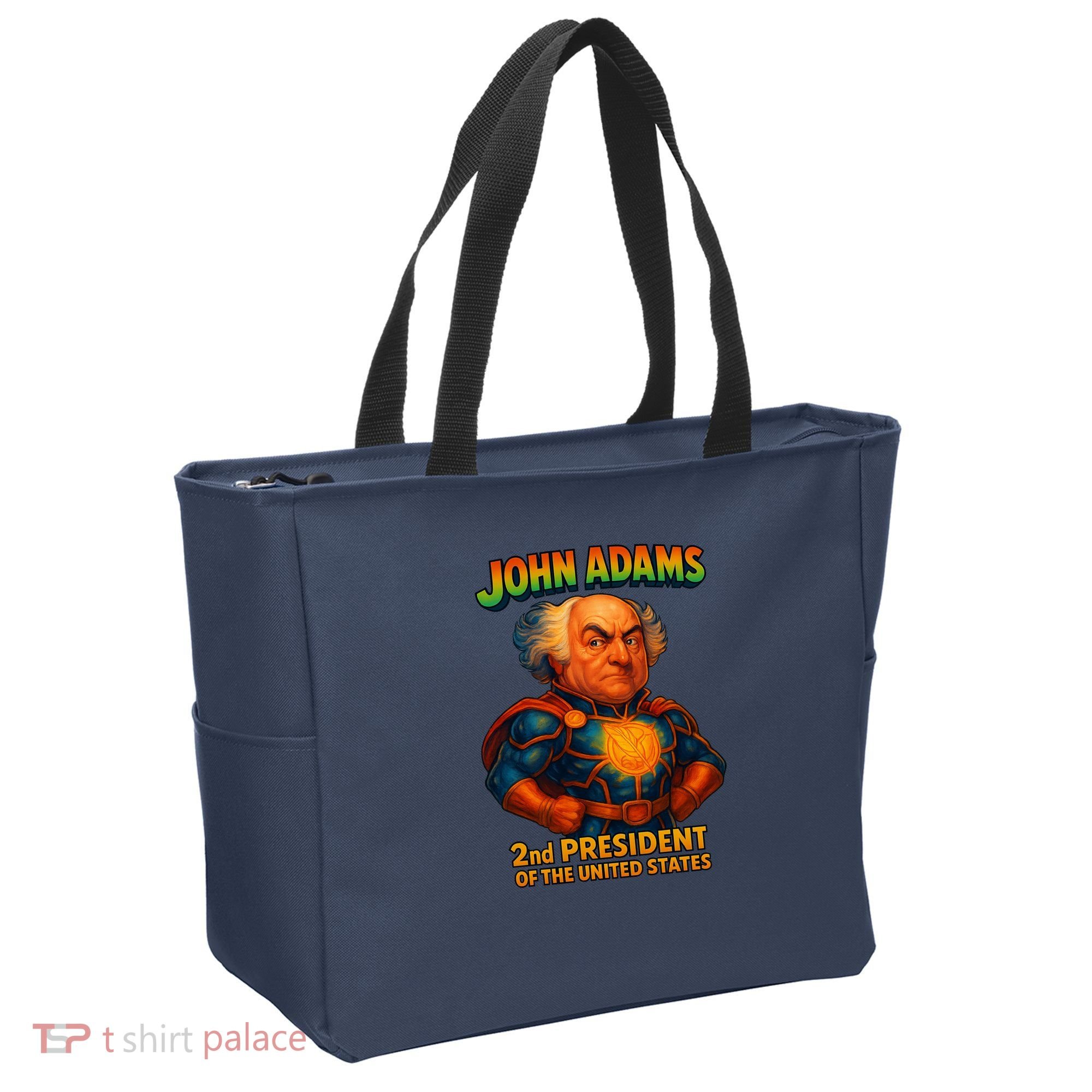 The Presidential Chronicles John Adams Tote Bag