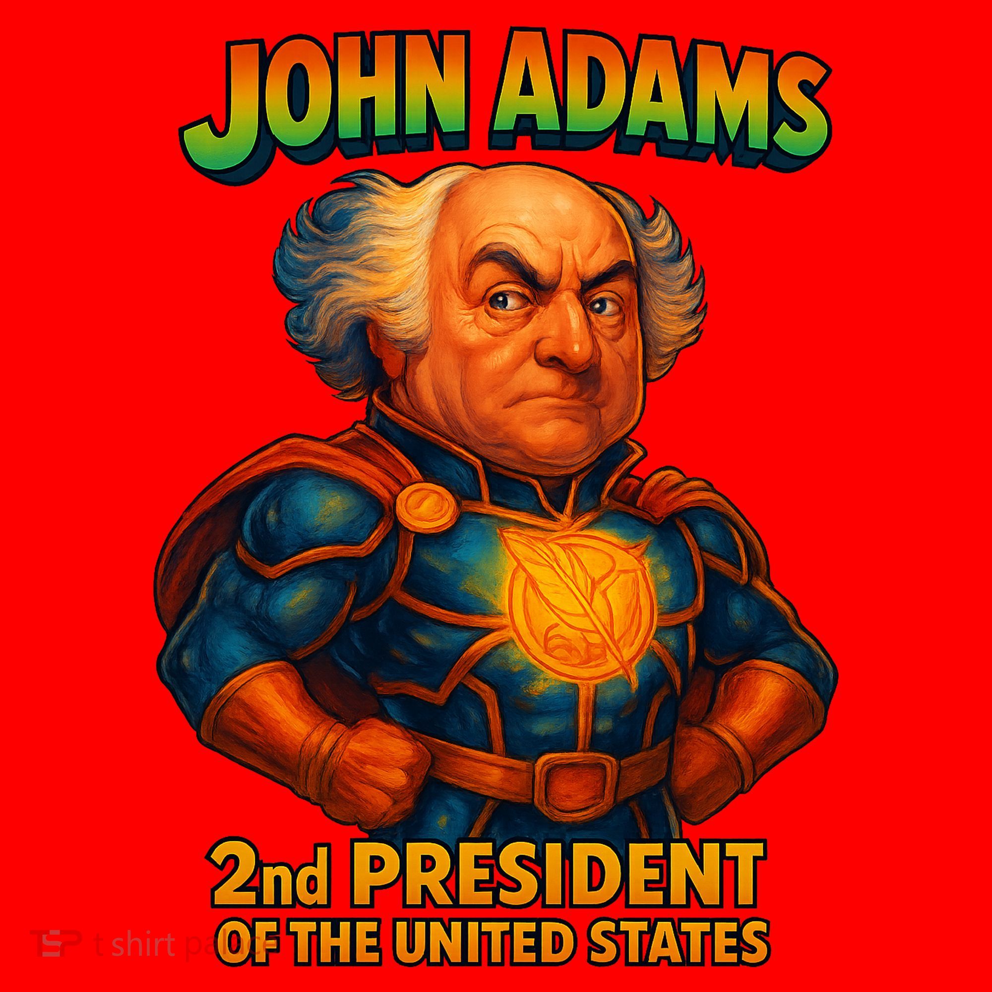 The Presidential Chronicles John Adams Santa Hat