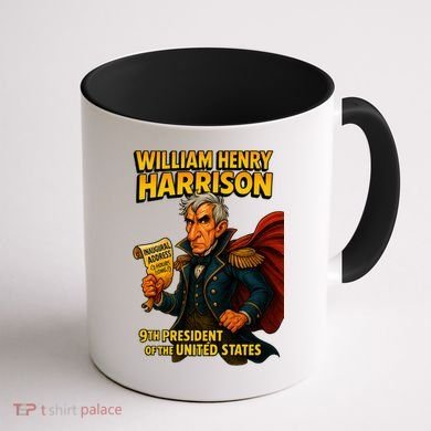 The Presidential Chronicles William Henry Harrison Coffee Mug back