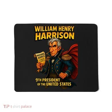 The Presidential Chronicles William Henry Harrison Mousepad