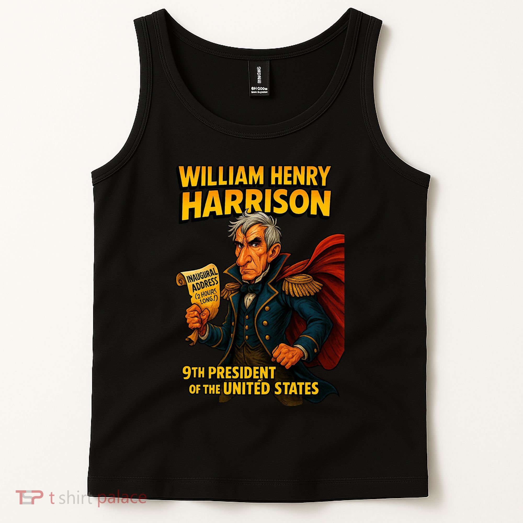 The Presidential Chronicles William Henry Harrison Tank Top