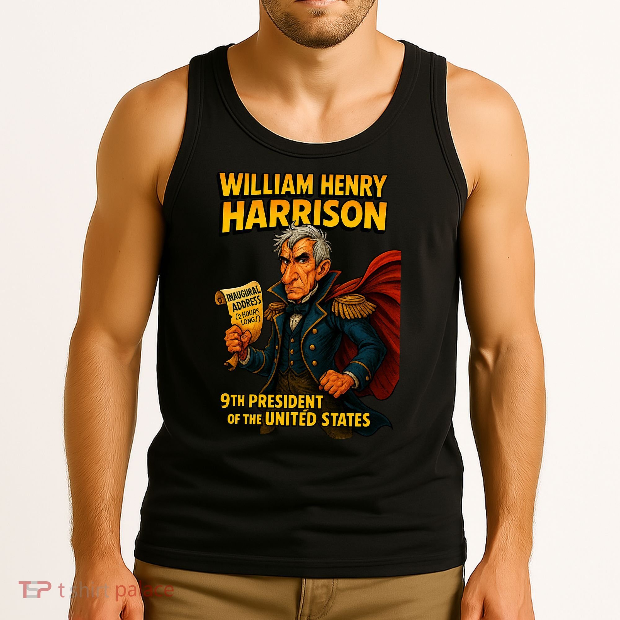 The Presidential Chronicles William Henry Harrison Tank Top