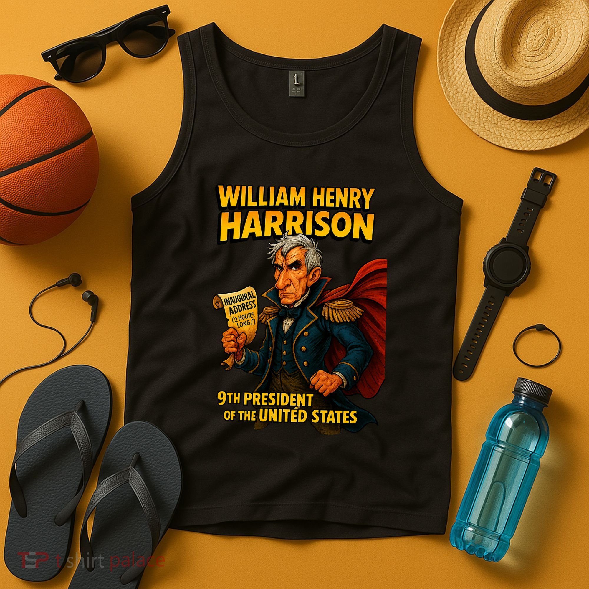 The Presidential Chronicles William Henry Harrison Tank Top