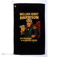 The Presidential Chronicles William Henry Harrison Golf Towel thumb 0