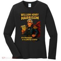 The Presidential Chronicles William Henry Harrison Women's Long Sleeve Shirt thumb 0