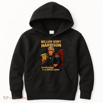 The Presidential Chronicles William Henry Harrison Kids Hoodie