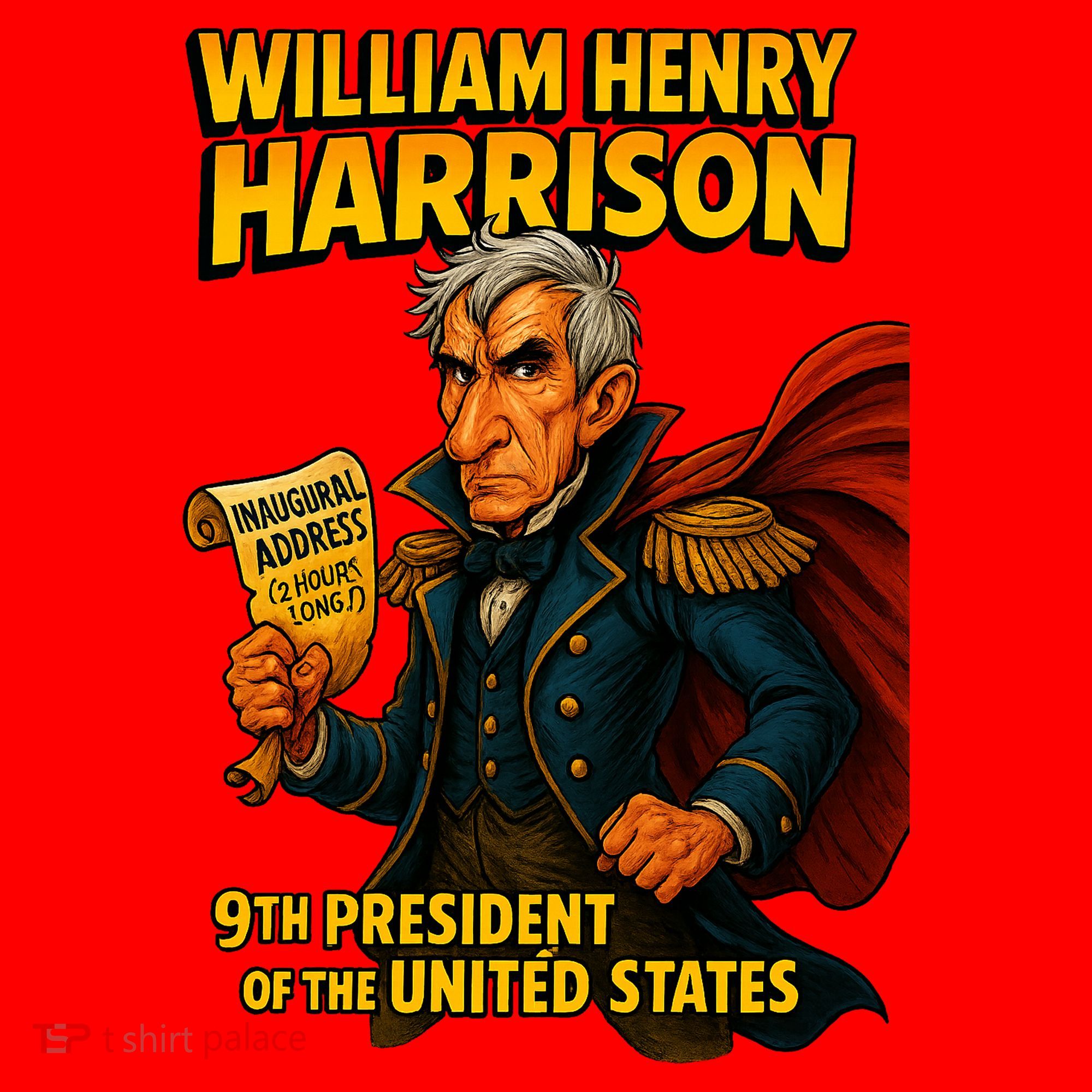 The Presidential Chronicles William Henry Harrison Santa Hat