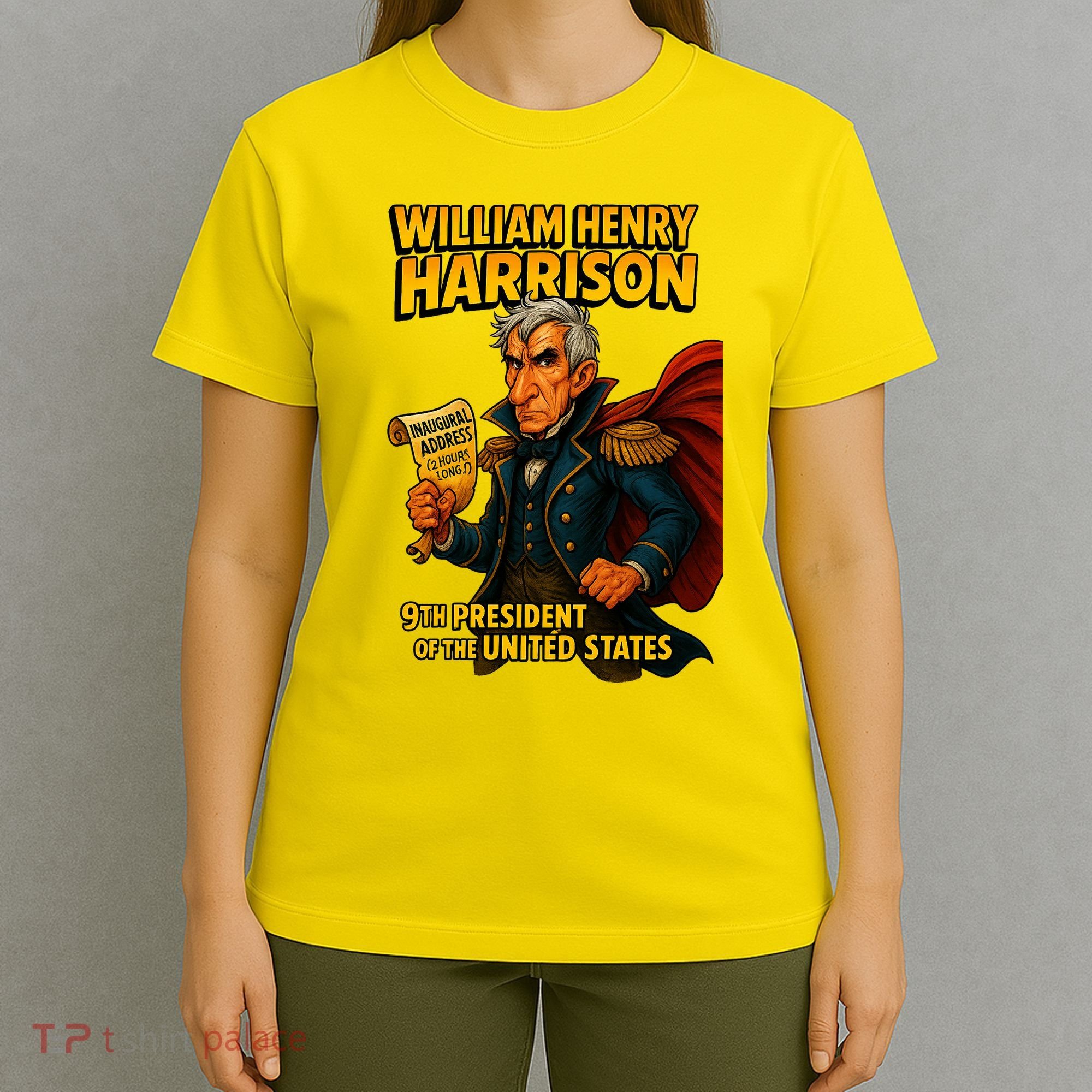 The Presidential Chronicles William Henry Harrison T-Shirt