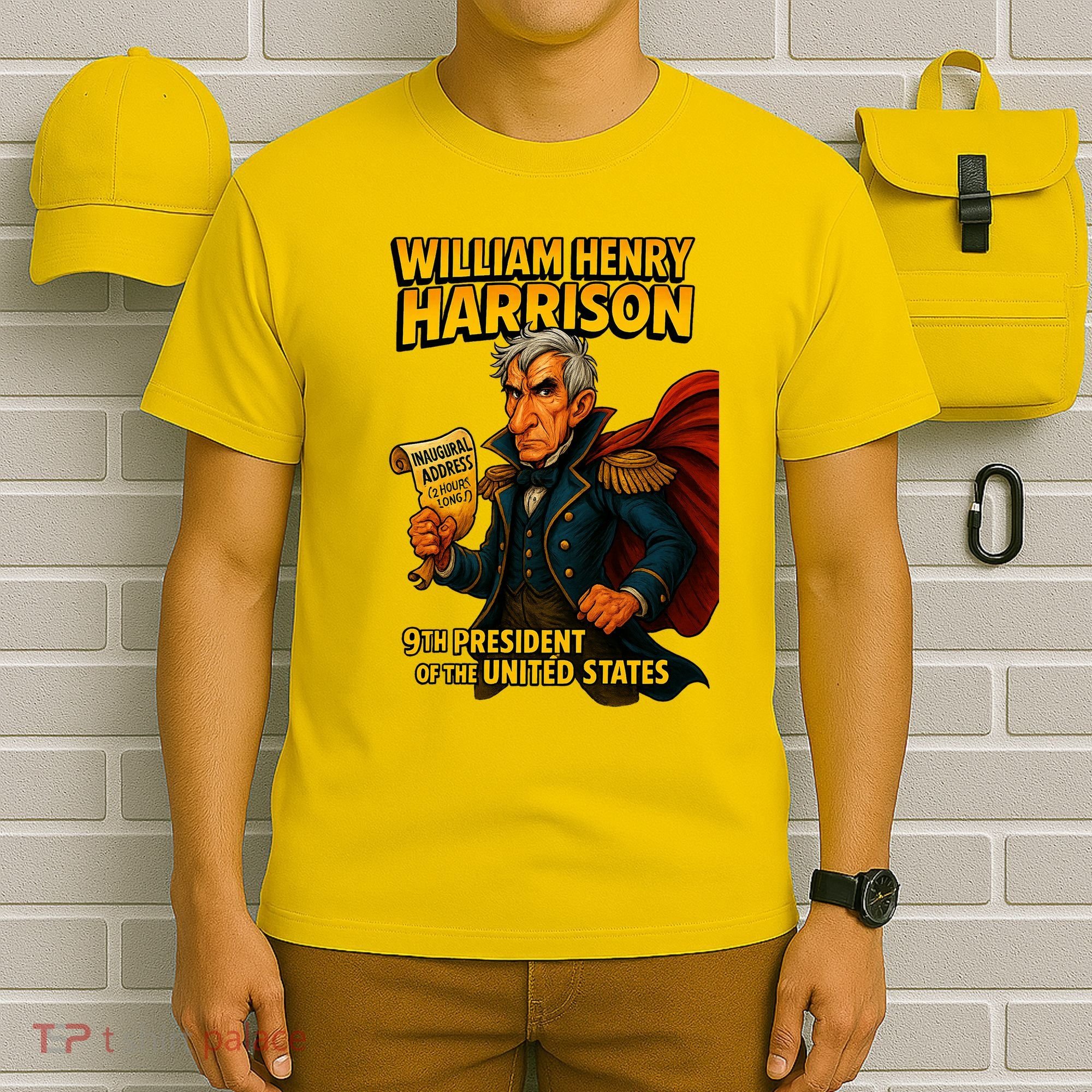 The Presidential Chronicles William Henry Harrison T-Shirt