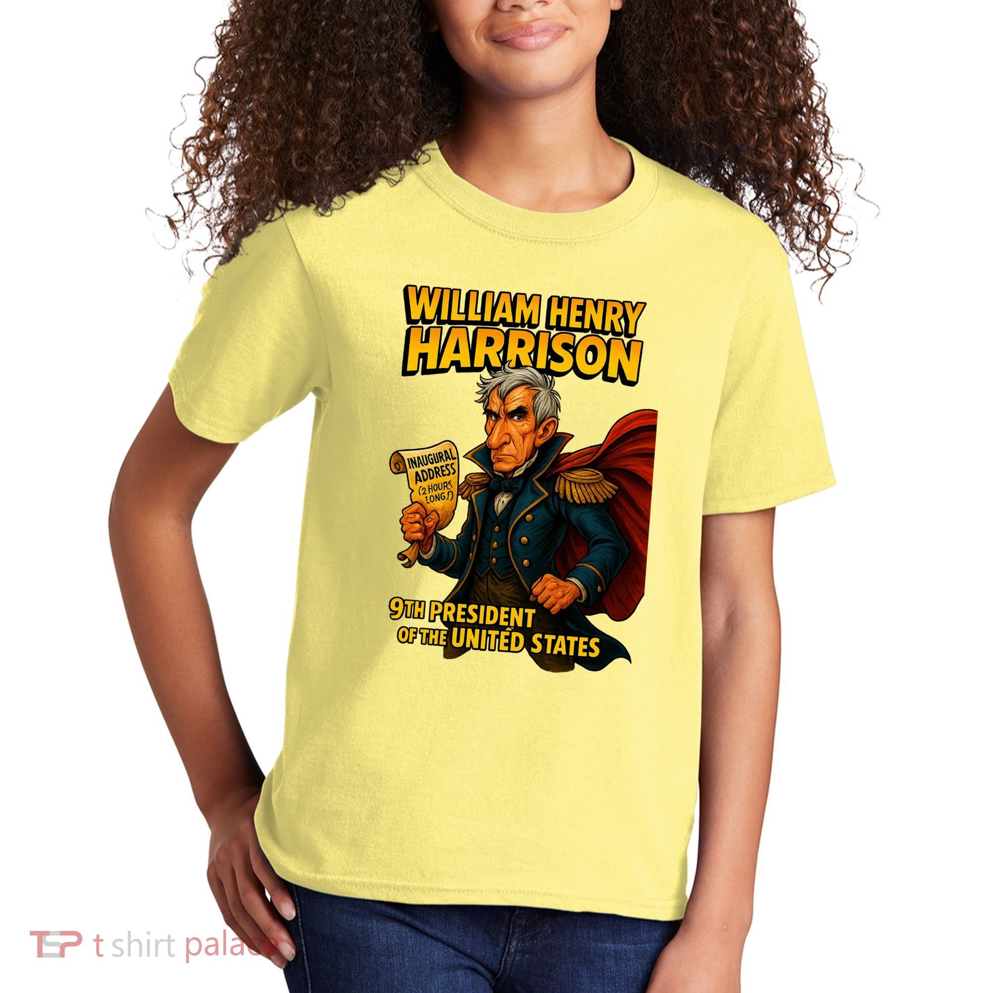 The Presidential Chronicles William Henry Harrison Kids T-Shirt