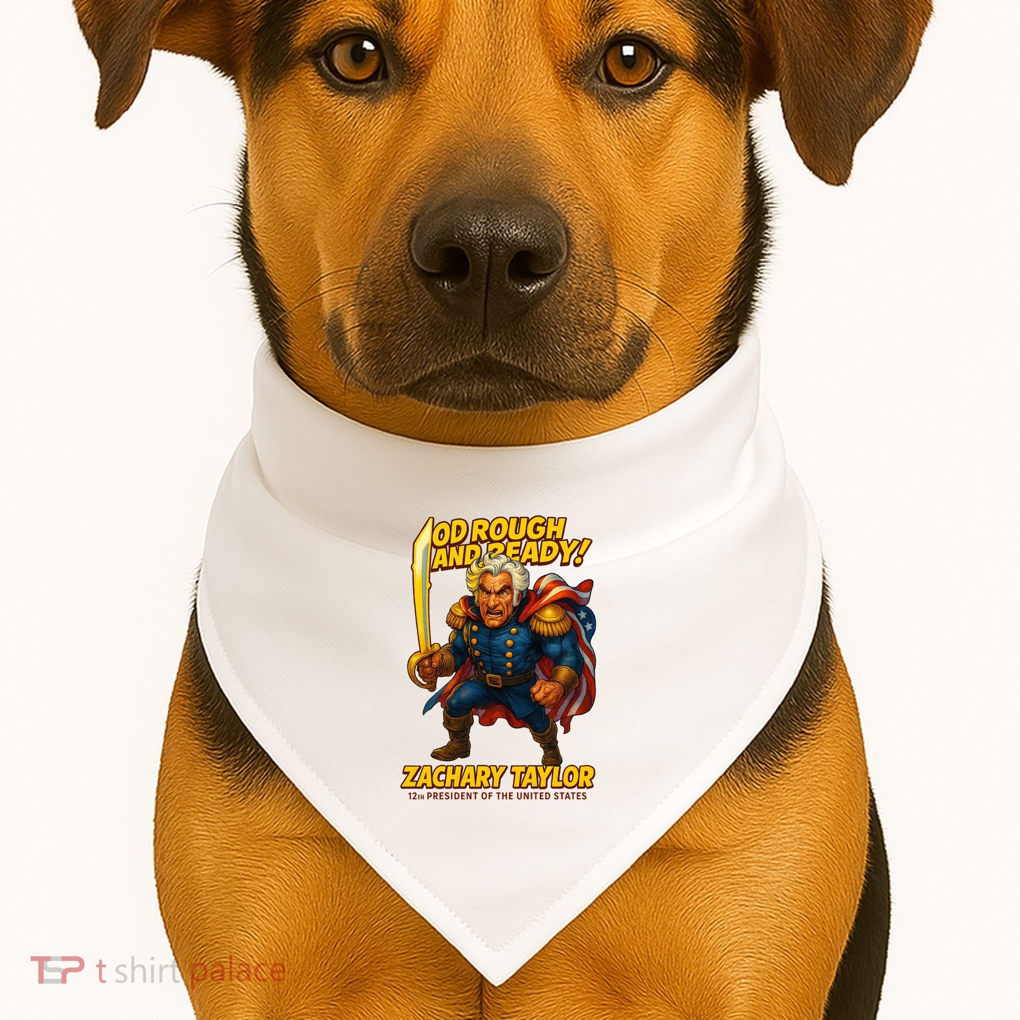 The Presidential Chronicles Zachary Taylor USA-Made Doggie Bandana