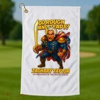 The Presidential Chronicles Zachary Taylor Golf Towel thumb 1
