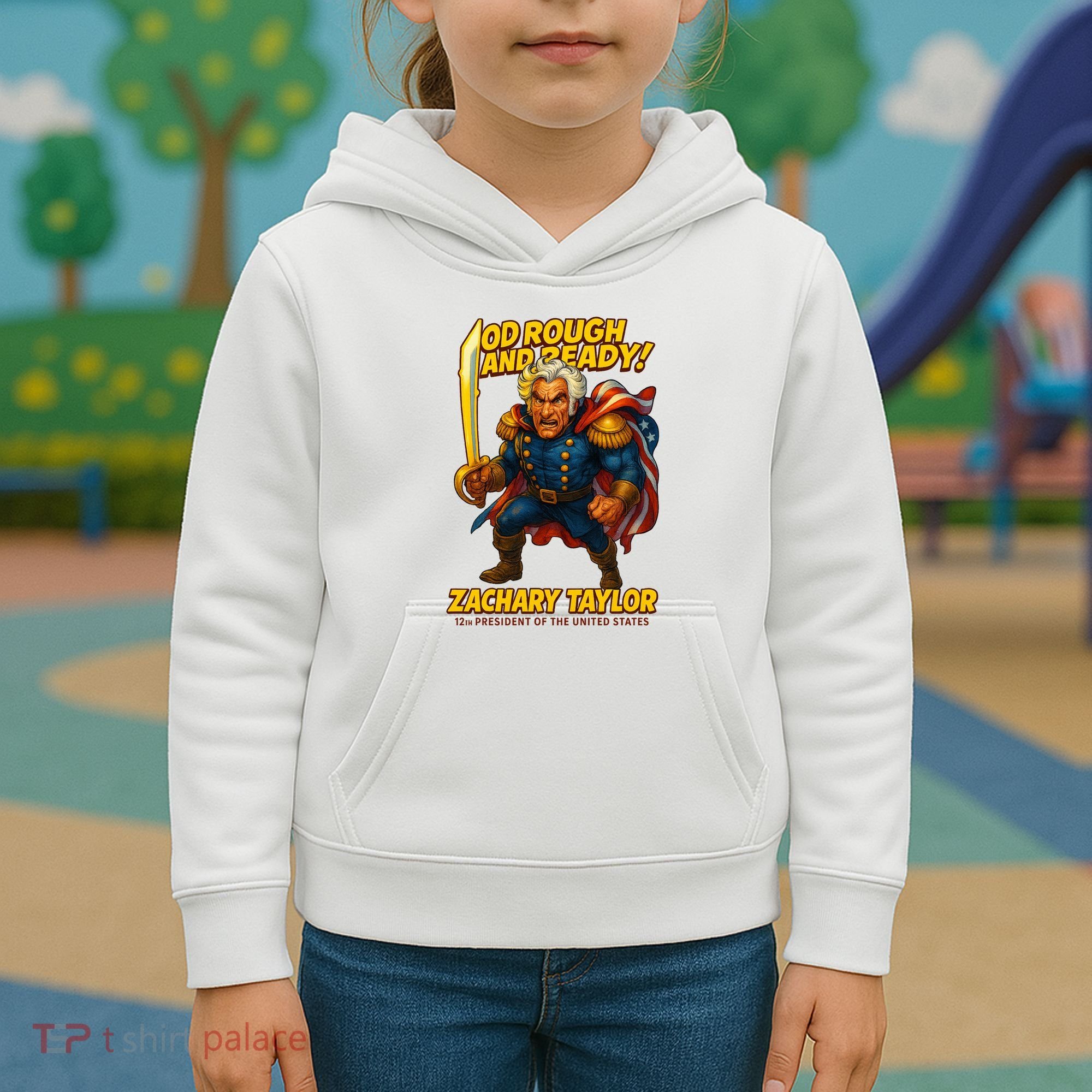 The Presidential Chronicles Zachary Taylor Kids Hoodie