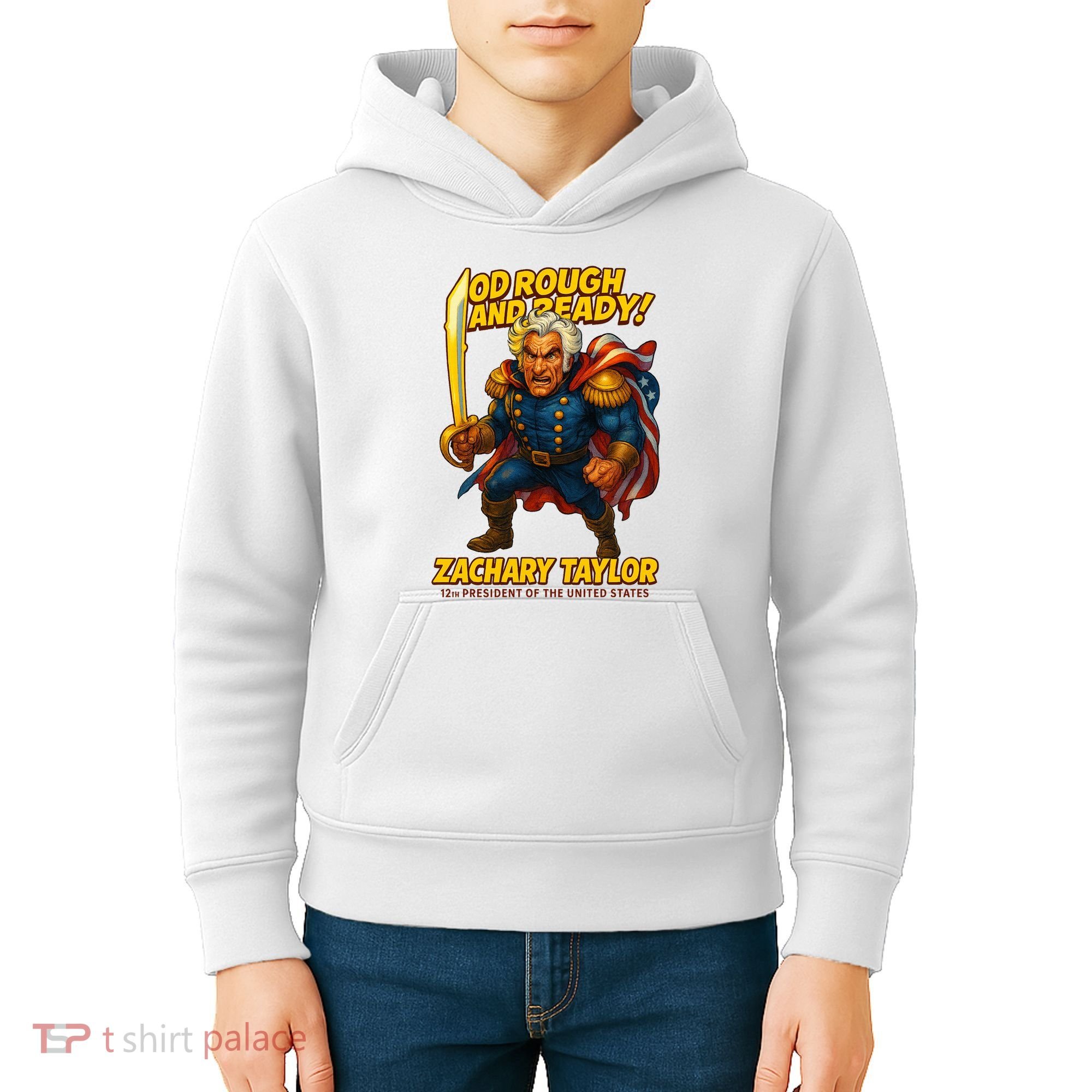 The Presidential Chronicles Zachary Taylor Kids Hoodie