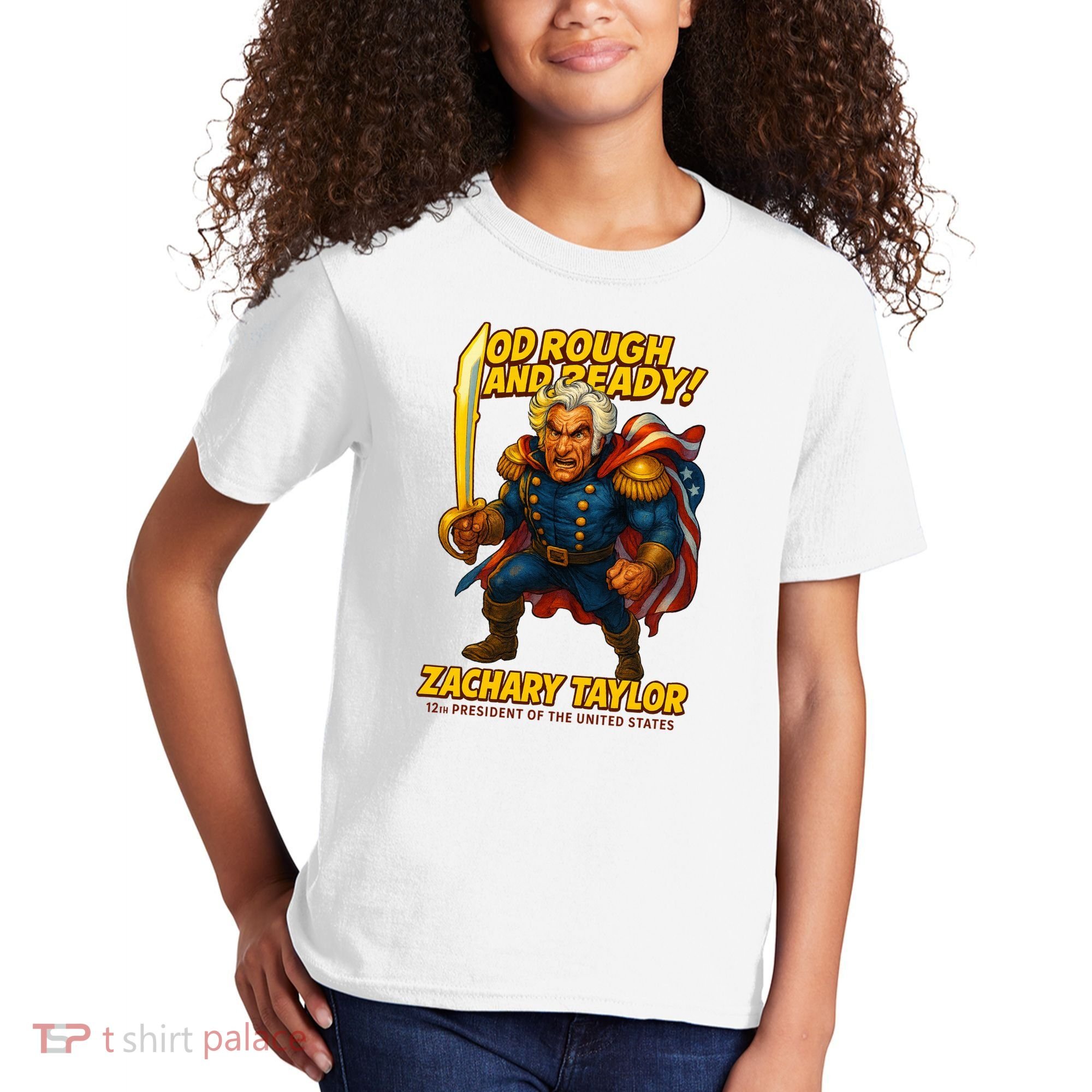 The Presidential Chronicles Zachary Taylor Kids T-Shirt