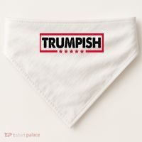 Trumpish Pro Donald Trump Republican USA-Made Doggie Bandana thumb 0