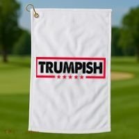Trumpish Pro Donald Trump Republican Golf Towel thumb 1