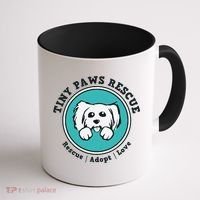 Tiny Paws Dog Logo Coffee Mug thumb 1