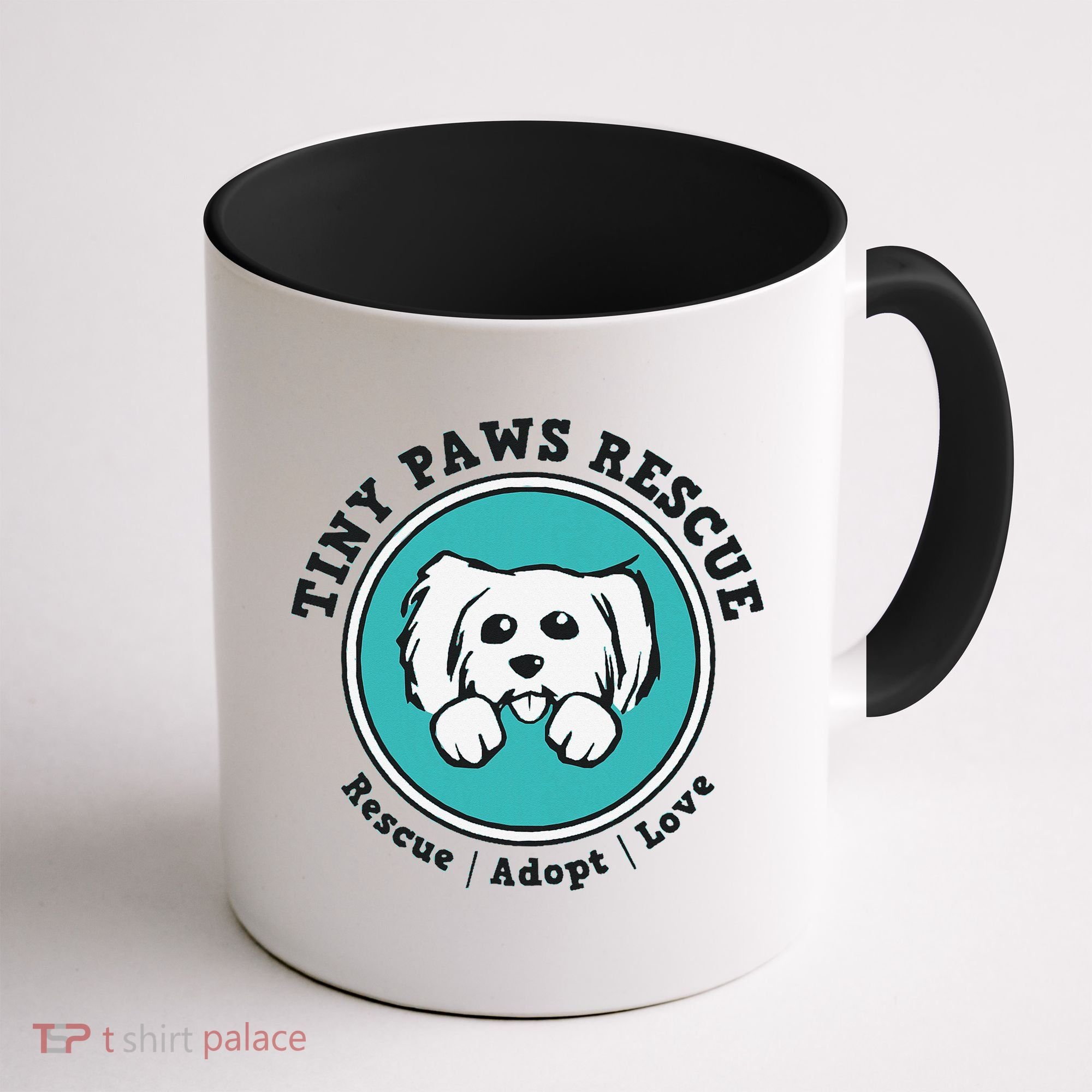 Tiny Paws Dog Logo Coffee Mug