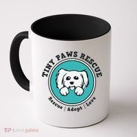 Tiny Paws Dog Logo Coffee Mug thumb 0