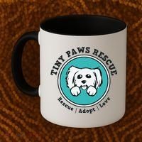 Tiny Paws Dog Logo Coffee Mug thumb 2