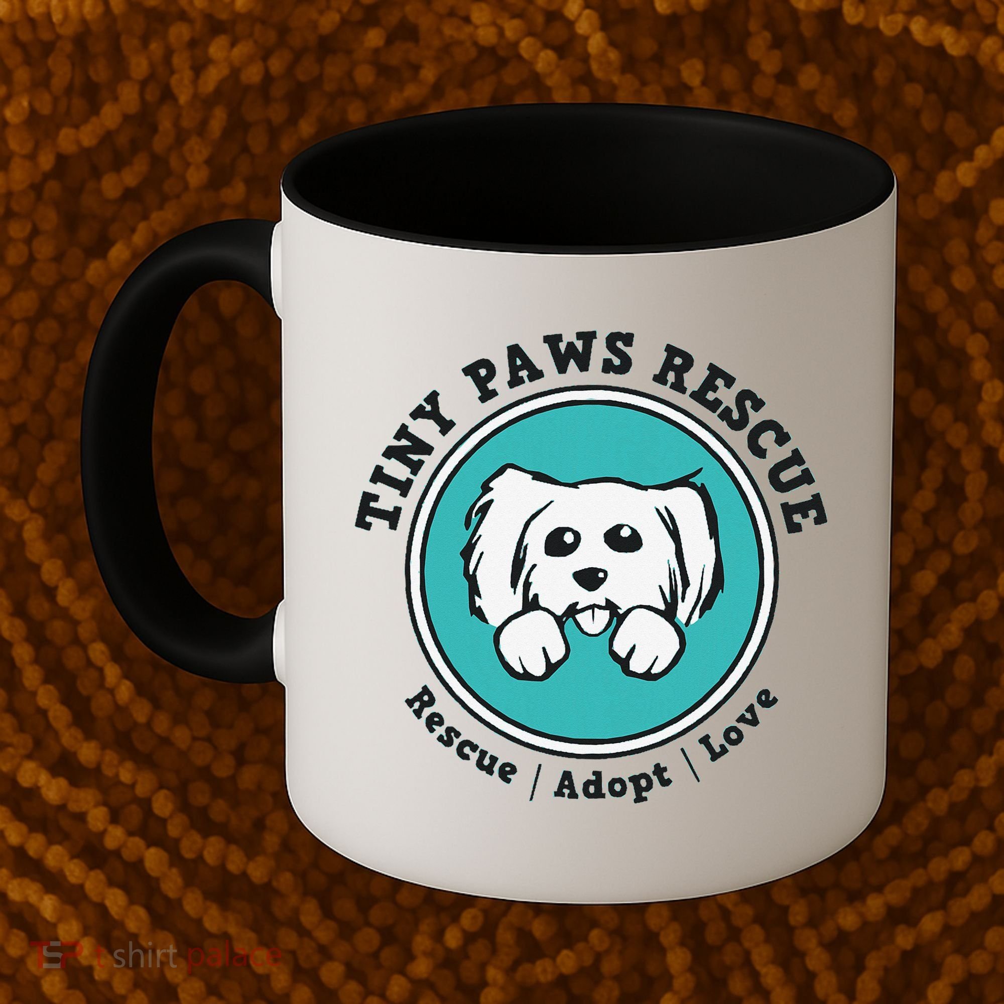 Tiny Paws Dog Logo Coffee Mug