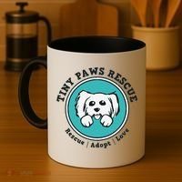 Tiny Paws Dog Logo Coffee Mug thumb 4