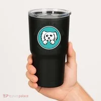 Tiny Paws Dog Logo Tumbler thumb 2